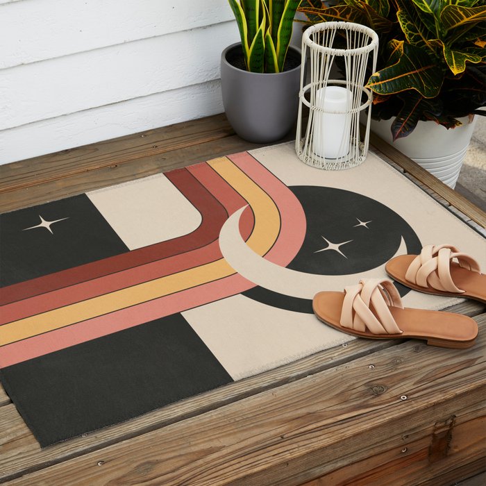 Geometric Abstraction 60 Outdoor Rug Gallery Image 2