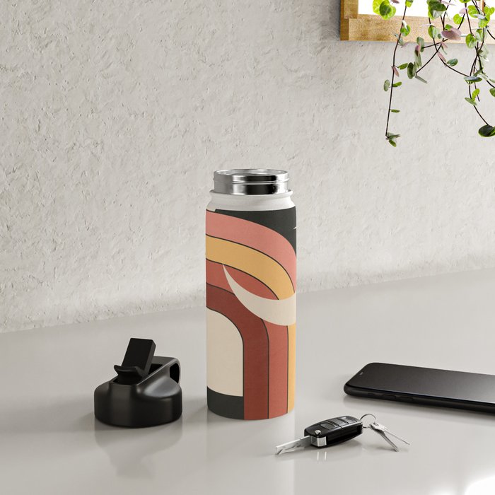 Geometric Abstraction 60 Water Bottle Gallery Image 4