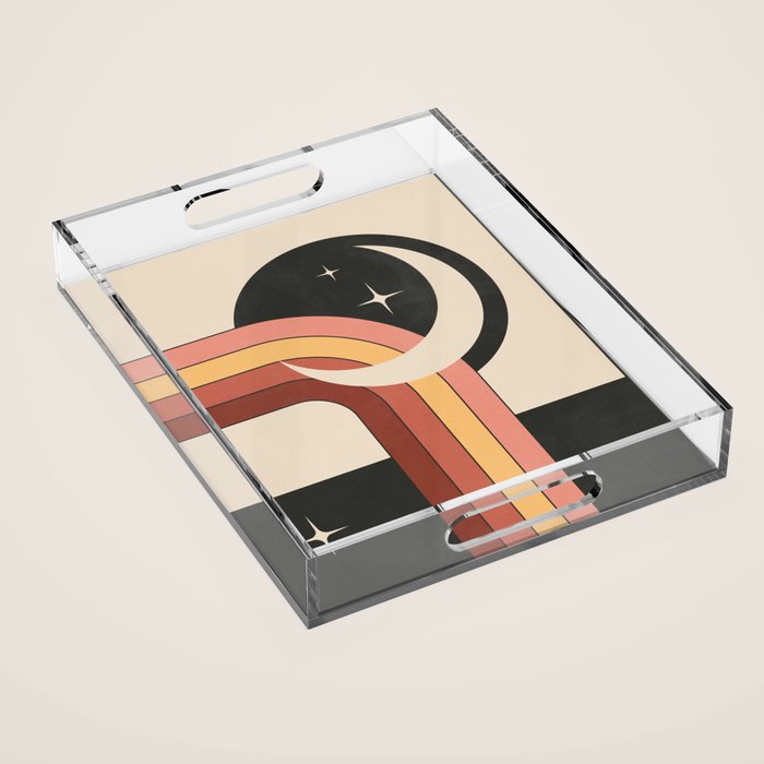 Geometric Abstraction 60 Acrylic Tray Gallery Image 1