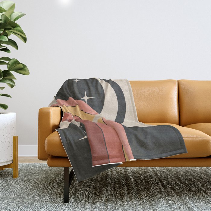 Geometric Abstraction 60 Throw Blanket Gallery Image 1