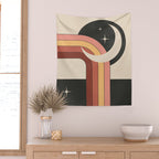 Geometric Abstraction 60 Wall Tapestry Gallery Image 2