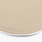 Mushroom Beige Solid Colour Bath Mat Gallery Image 3