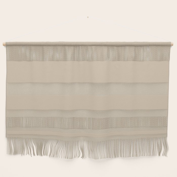 Mushroom Beige Solid Colour Wall Hanging Gallery Image 1