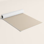 Mushroom Beige Solid Colour Yoga Mat Gallery Image 2