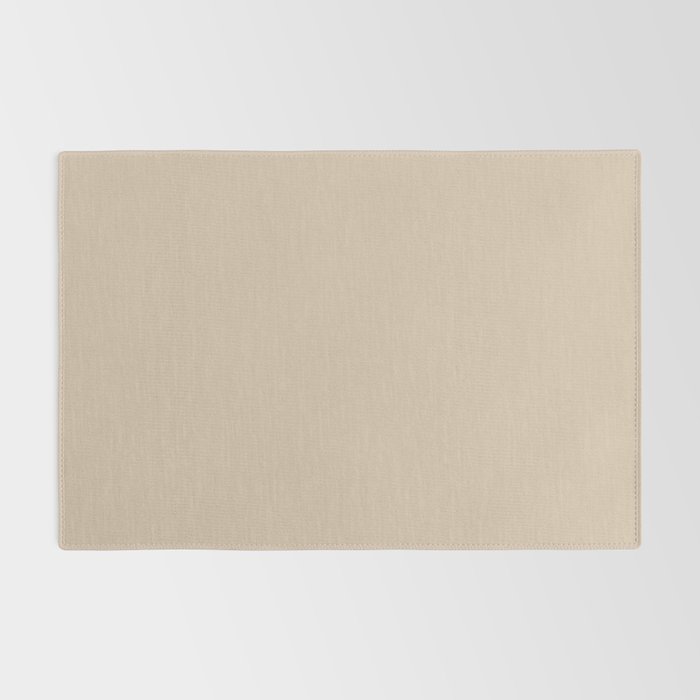Mushroom Beige Solid Colour Rug Gallery Image 2