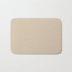 Mushroom Beige Solid Colour Bath Mat Gallery Image 1