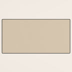 Mushroom Beige Solid Colour Desk Mat Gallery Image 3
