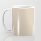 Mushroom Beige Solid Colour Coffee Mug Gallery Image 3