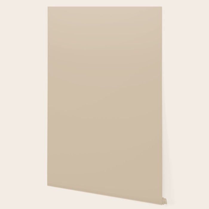Mushroom Beige Solid Colour Wallpaper Gallery Image 2