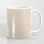 Mushroom Beige Solid Colour Coffee Mug Gallery Image 1