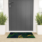 Rhapsody in Blue and Green and Gold Welcome Mat Gallery Image 3
