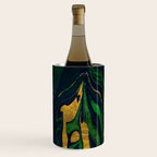 Rhapsody in Blue and Green and Gold Wine Chiller Gallery Image 1