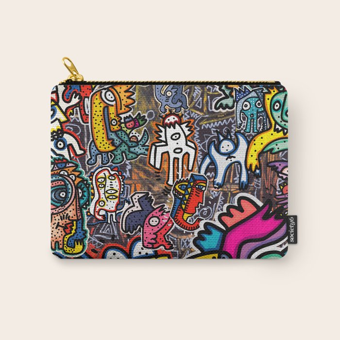 Stickers Attack Street Art Graffiti Carry All Pouch Gallery Image 1