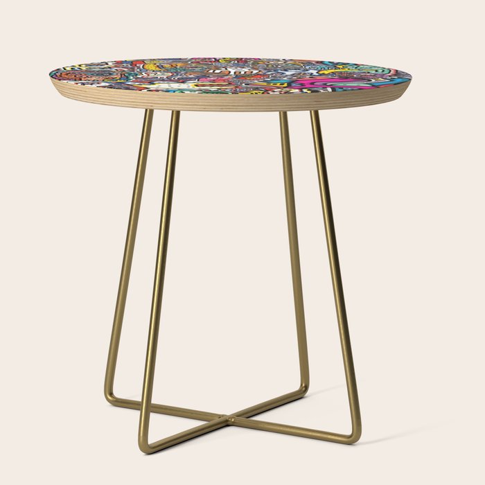 Stickers Attack Street Art Graffiti Side Table Gallery Image 1