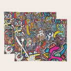 Stickers Attack Street Art Graffiti Placemat Gallery Image 1