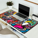 Stickers Attack Street Art Graffiti Desk Mat Gallery Image 2