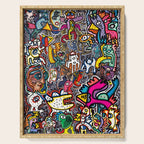 Stickers Attack Street Art Graffiti Serving Tray Gallery Image 1