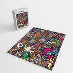 Stickers Attack Street Art Graffiti Jigsaw Puzzle Gallery Image 2