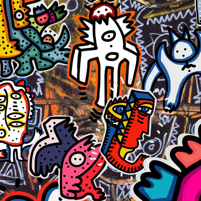 Stickers Attack Street Art Graffiti Coffee Mug Gallery Image 2