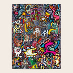 Stickers Attack Street Art Graffiti Poster Gallery Image 4