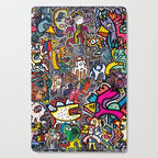 Stickers Attack Street Art Graffiti Cutting Board Gallery Image 1