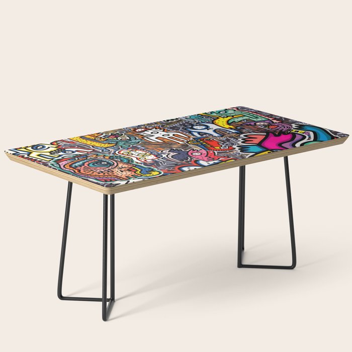 Stickers Attack Street Art Graffiti Coffee Table Gallery Image 1