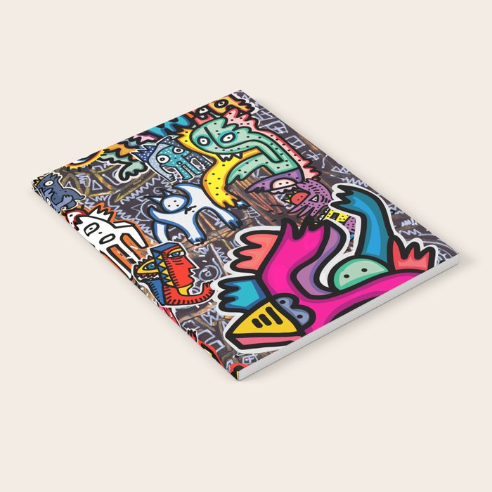 Stickers Attack Street Art Graffiti Notebook Gallery Image 2