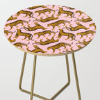 Tigers (Pink and Marigold) Side Table Gallery Image 2