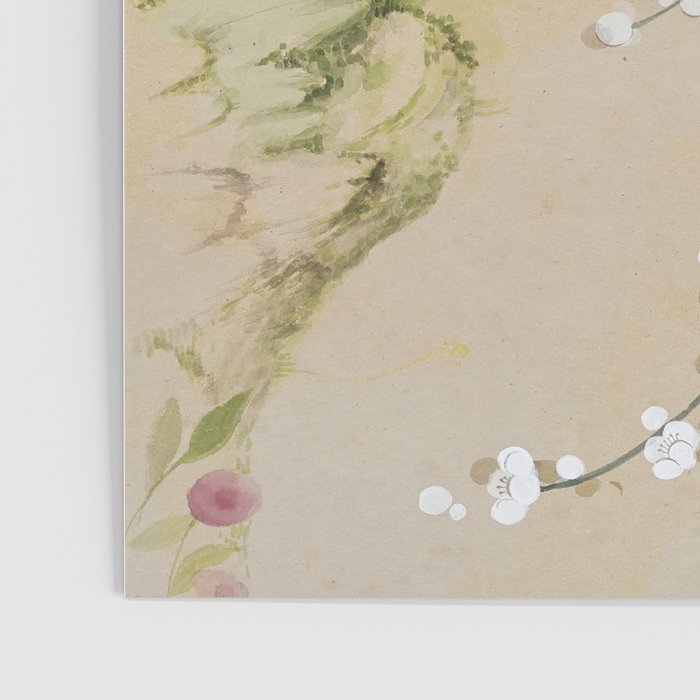 Ume flower painting,korean painting. chinoiserie. Poster Gallery Image 3