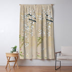 Ume flower painting,korean painting. chinoiserie. Window Curtain Gallery Image 5