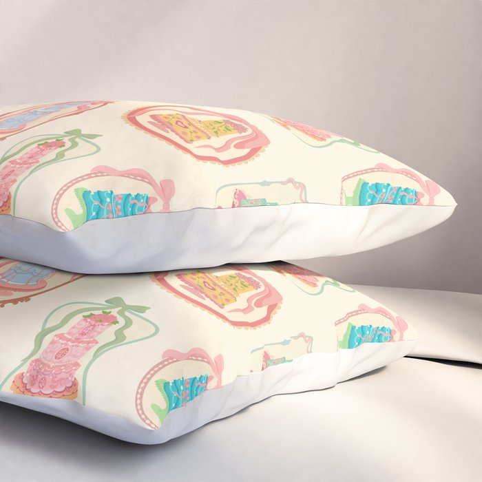 Rococo Cakes Pillow Sham Gallery Image 3