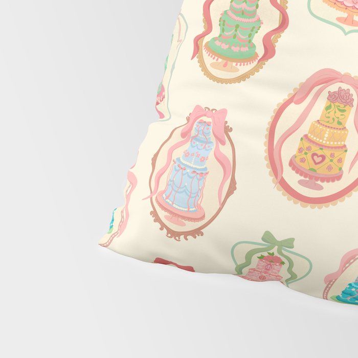 Rococo Cakes Pillow Sham Gallery Image 4