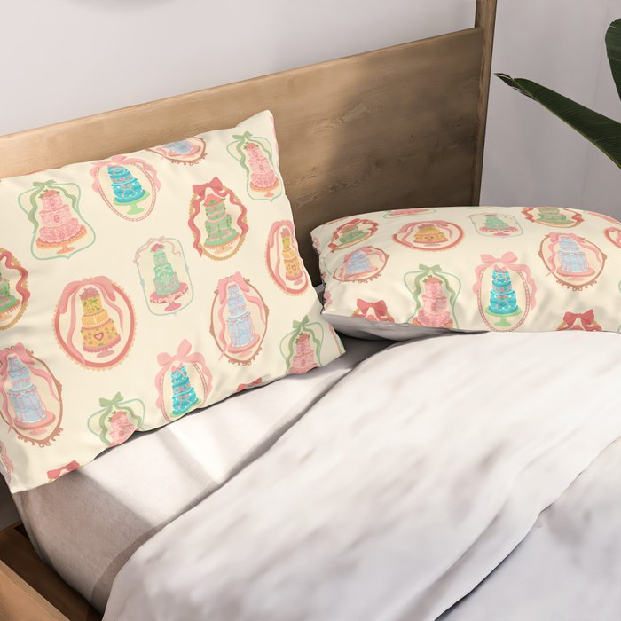 Rococo Cakes Pillow Sham Gallery Image 2