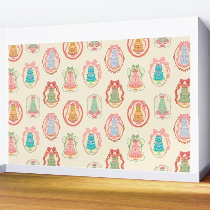 Rococo Cakes Wall Mural Gallery Image 2