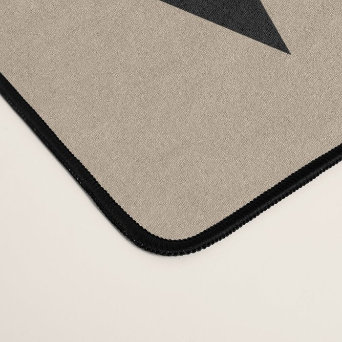 Southwestern Arrow Pattern 232 Black and Beige Desk Mat Gallery Image 4