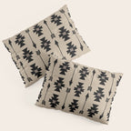 Southwestern Arrow Pattern 232 Black and Beige Pillow Sham Gallery Image 3