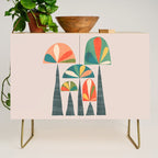 Quirky retro palm trees Credenza Gallery Image 1