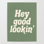 Hey Good Lookin' (Sage Cream) Poster Gallery Image 4