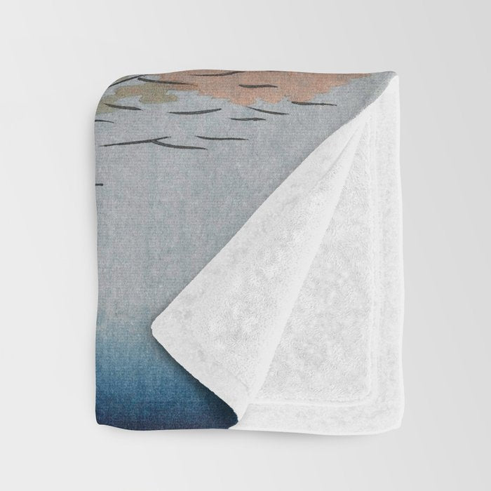 Inside Akiba Shrine Vintage Ukiyo-e Japanese Art Throw Blanket Gallery Image 3