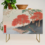 Inside Akiba Shrine Vintage Ukiyo-e Japanese Art Credenza Gallery Image 1