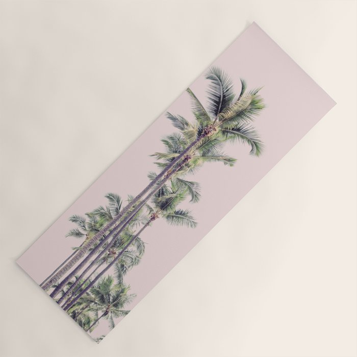 Palm Trees in La La Land - California Photography Yoga Mat Gallery Image 1