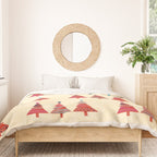 Three Christmas Trees Duvet Cover Gallery Image 3