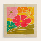 French Bouquet: Les Fleurs | Flower Market 01 | Spring Summer 23 Wood Wall Art Gallery Image 1