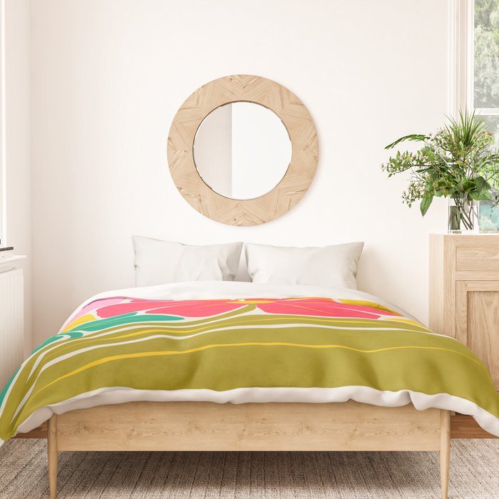 French Bouquet: Les Fleurs | Flower Market 01 | Spring Summer 23 Duvet Cover Gallery Image 3