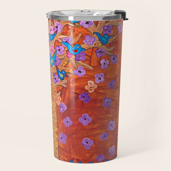Rust Tree of Life by Gert Mathiesen Travel Mug Gallery Image 2