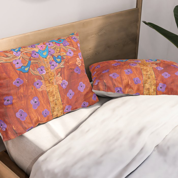 Rust Tree of Life by Gert Mathiesen Pillow Sham Gallery Image 2