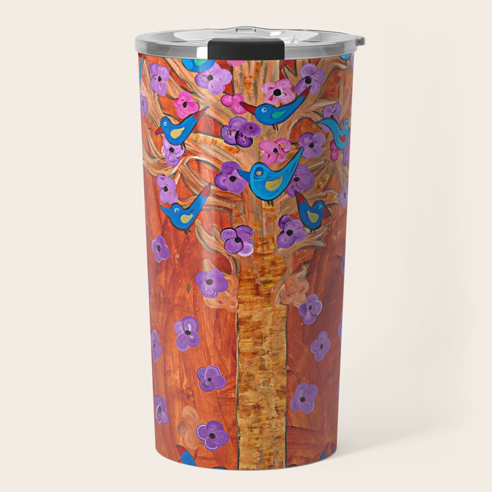 Rust Tree of Life by Gert Mathiesen Travel Mug Gallery Image 1