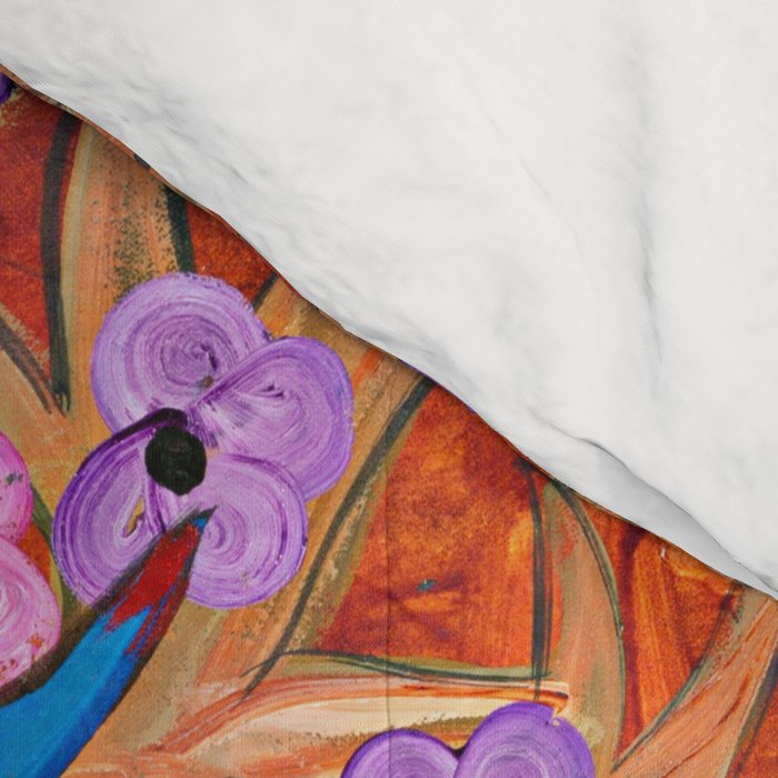 Rust Tree of Life by Gert Mathiesen Comforter Gallery Image 4