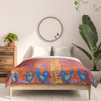 Rust Tree of Life by Gert Mathiesen Comforter Gallery Image 3