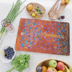 Rust Tree of Life by Gert Mathiesen Cutting Board Gallery Image 2